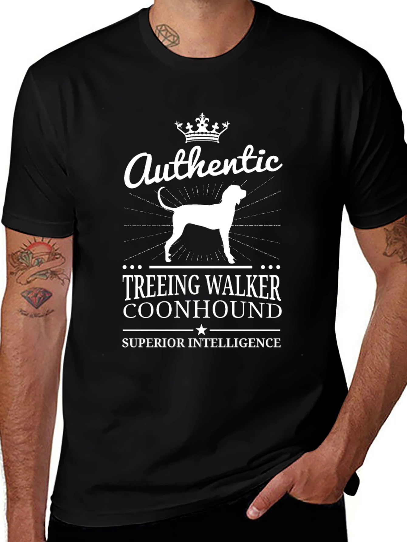Authentic Treeing Walker Coonhound T-Shirt