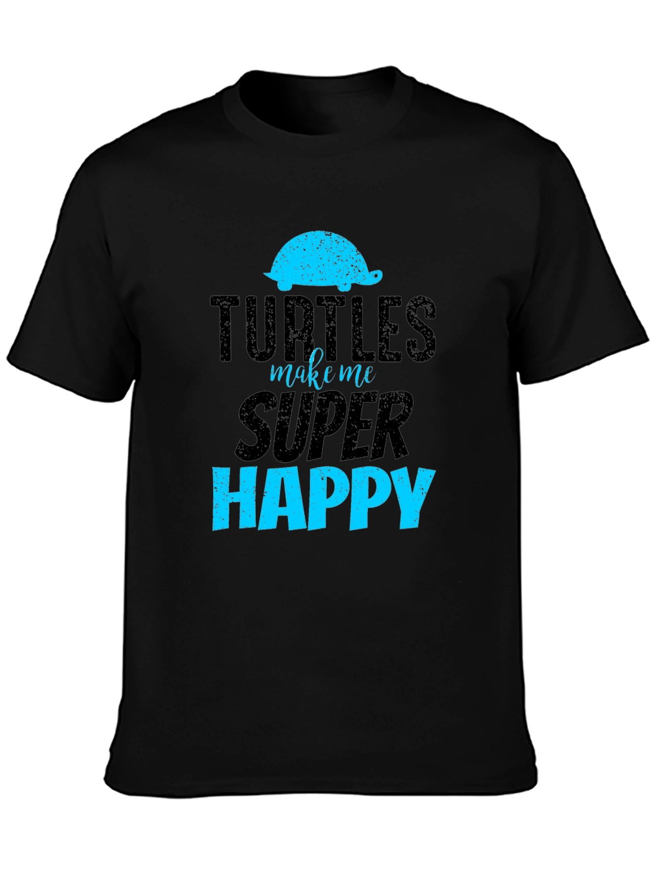 Turtles Make Me Super Happy Graphic T-Shirt