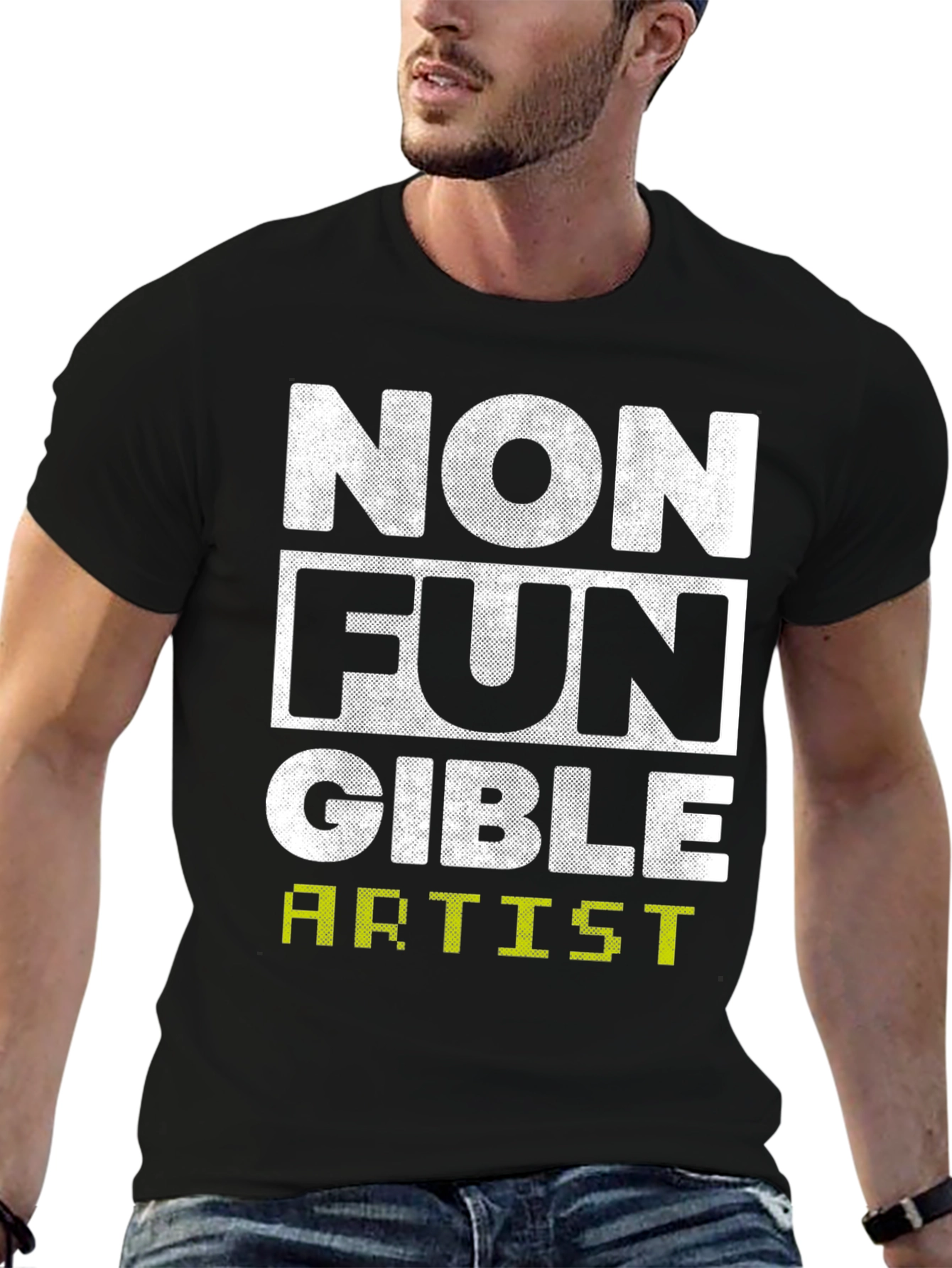 Non Fungible Artist Black Graphic Tee