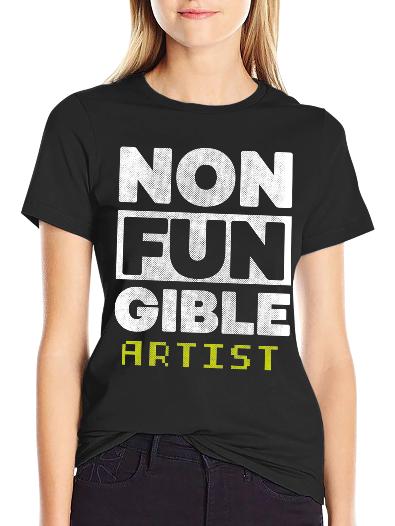 Non Fungible Artist Black Graphic Tee