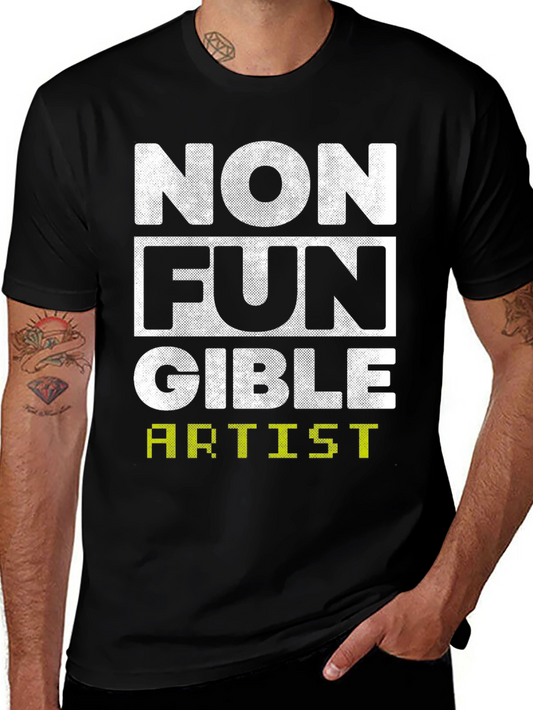 Non Fungible Artist Black Graphic Tee