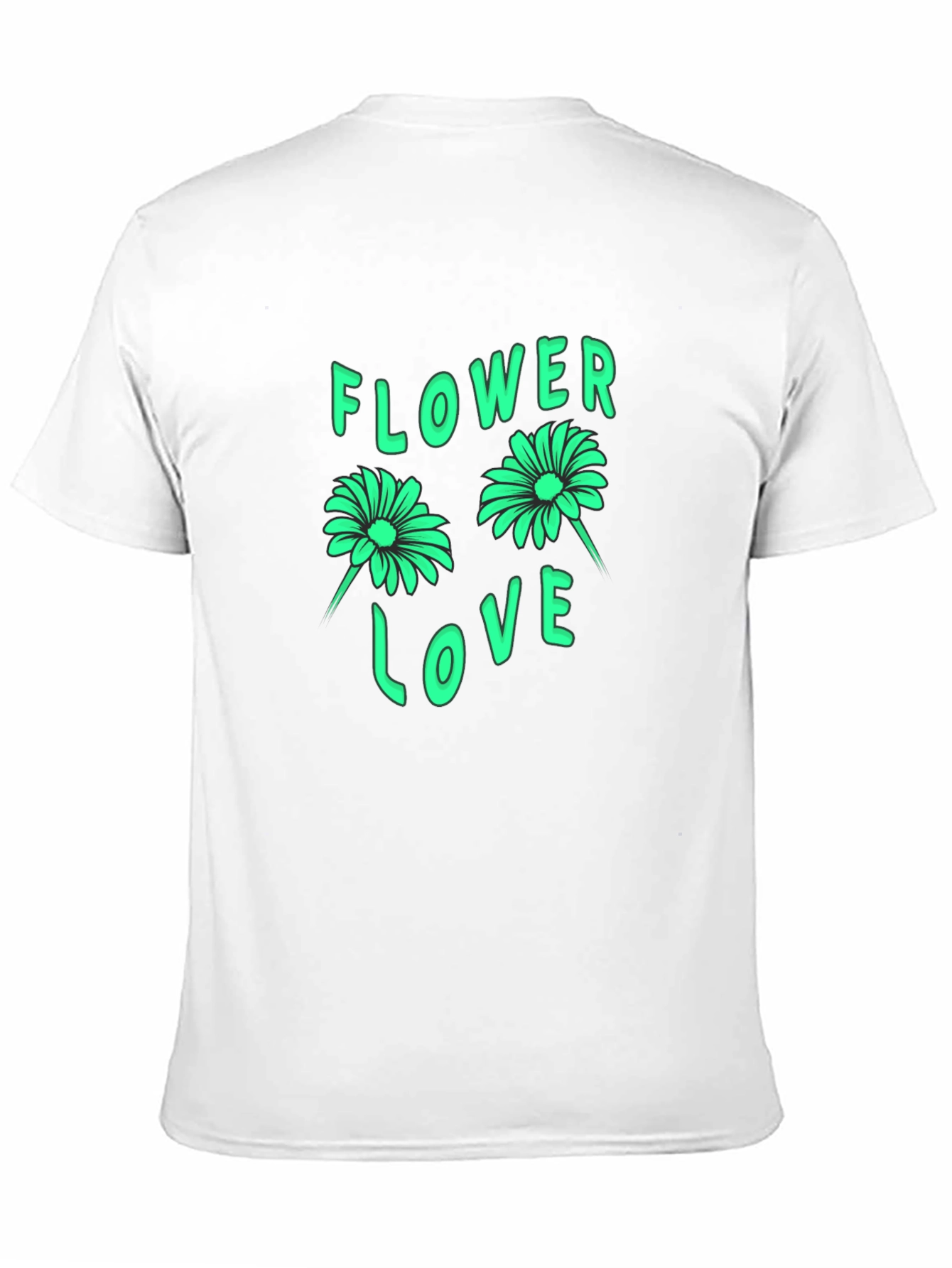 Flower Love Graphic Tee - Trendy Comfort