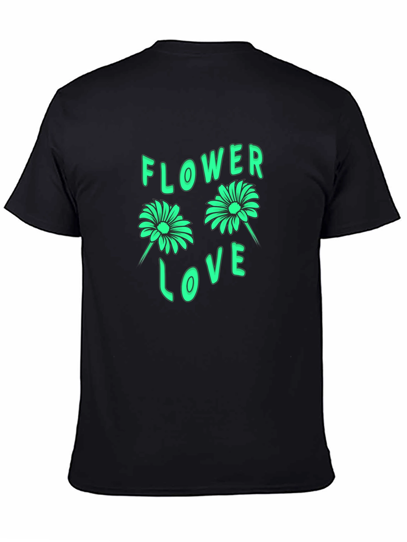 Flower Love Graphic Tee - Trendy Comfort
