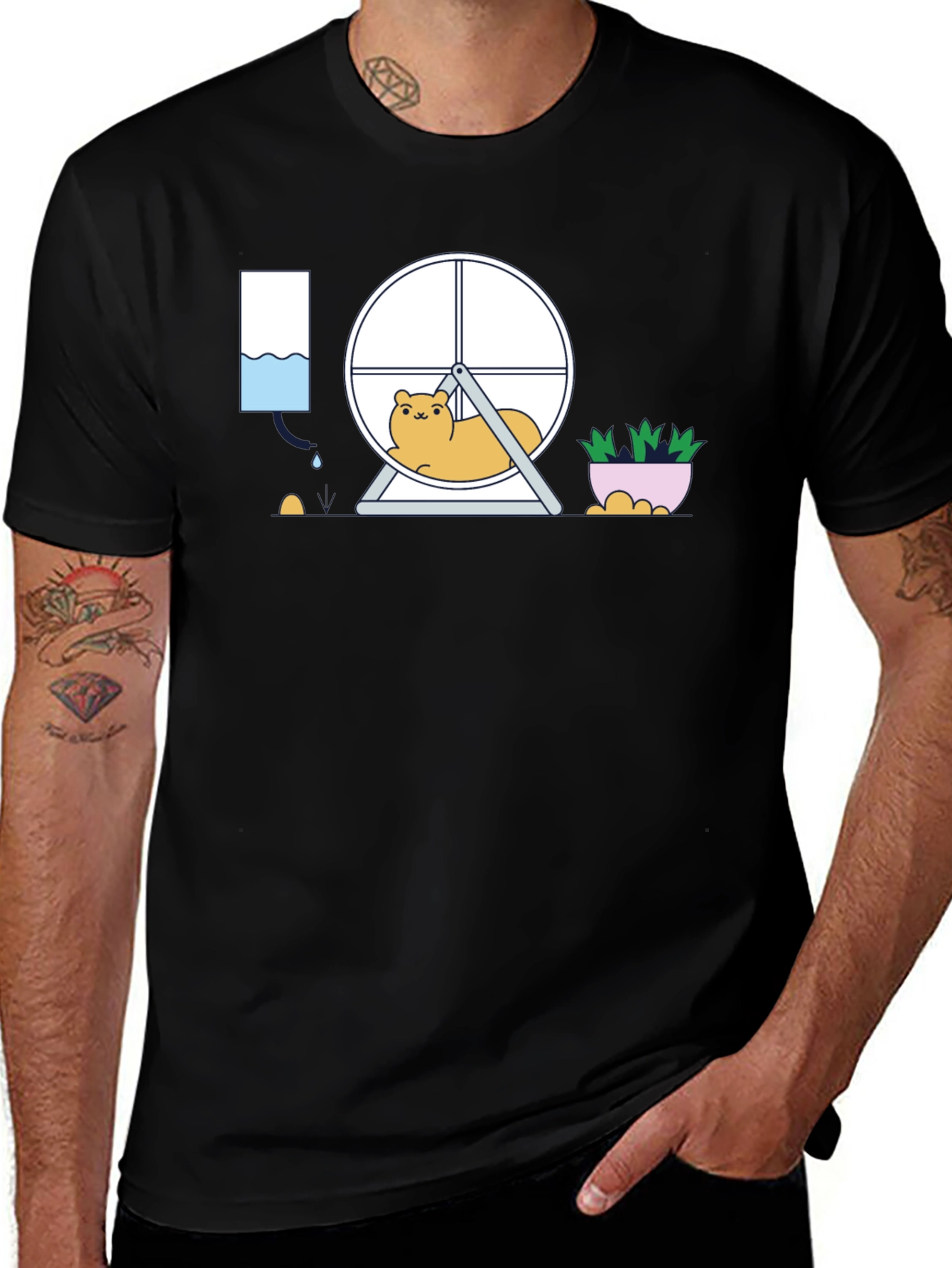 Hamster Wheel Graphic Tee
