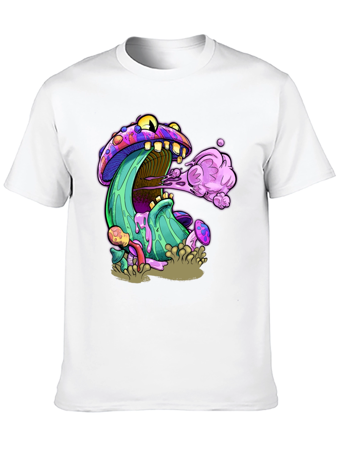 Psychedelic Mushroom Graphic T-Shirt