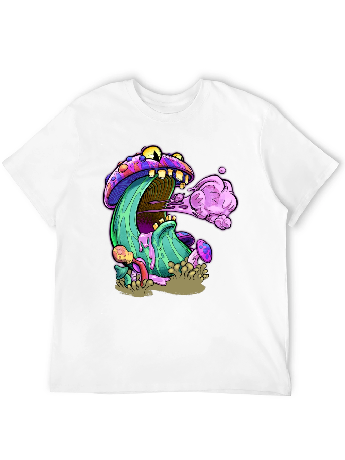 Psychedelic Mushroom Graphic T-Shirt
