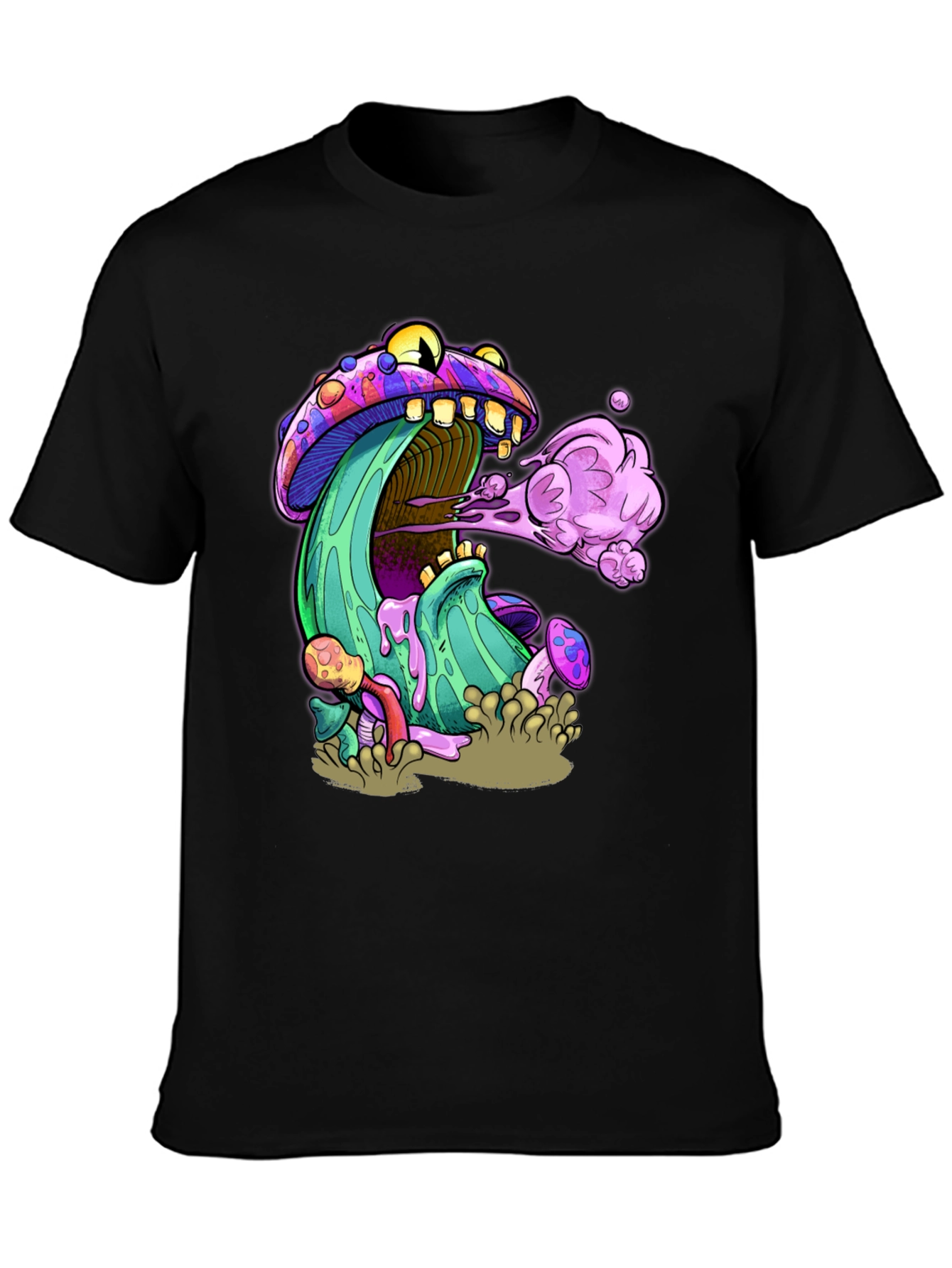 Psychedelic Mushroom Graphic T-Shirt