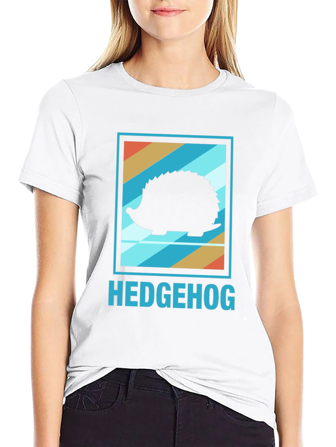 Cool Hedgehog Graphic T-Shirt