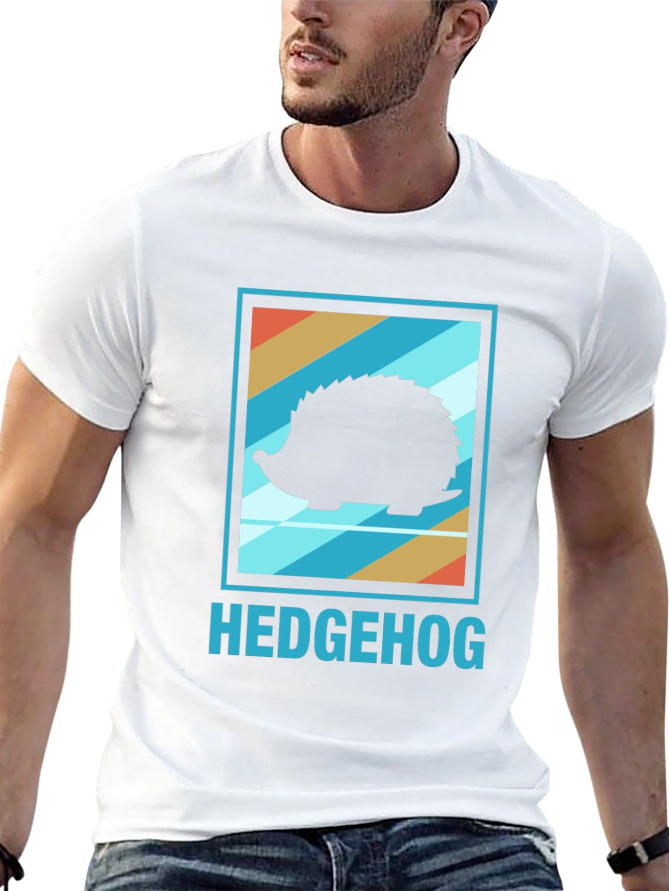 Cool Hedgehog Graphic T-Shirt