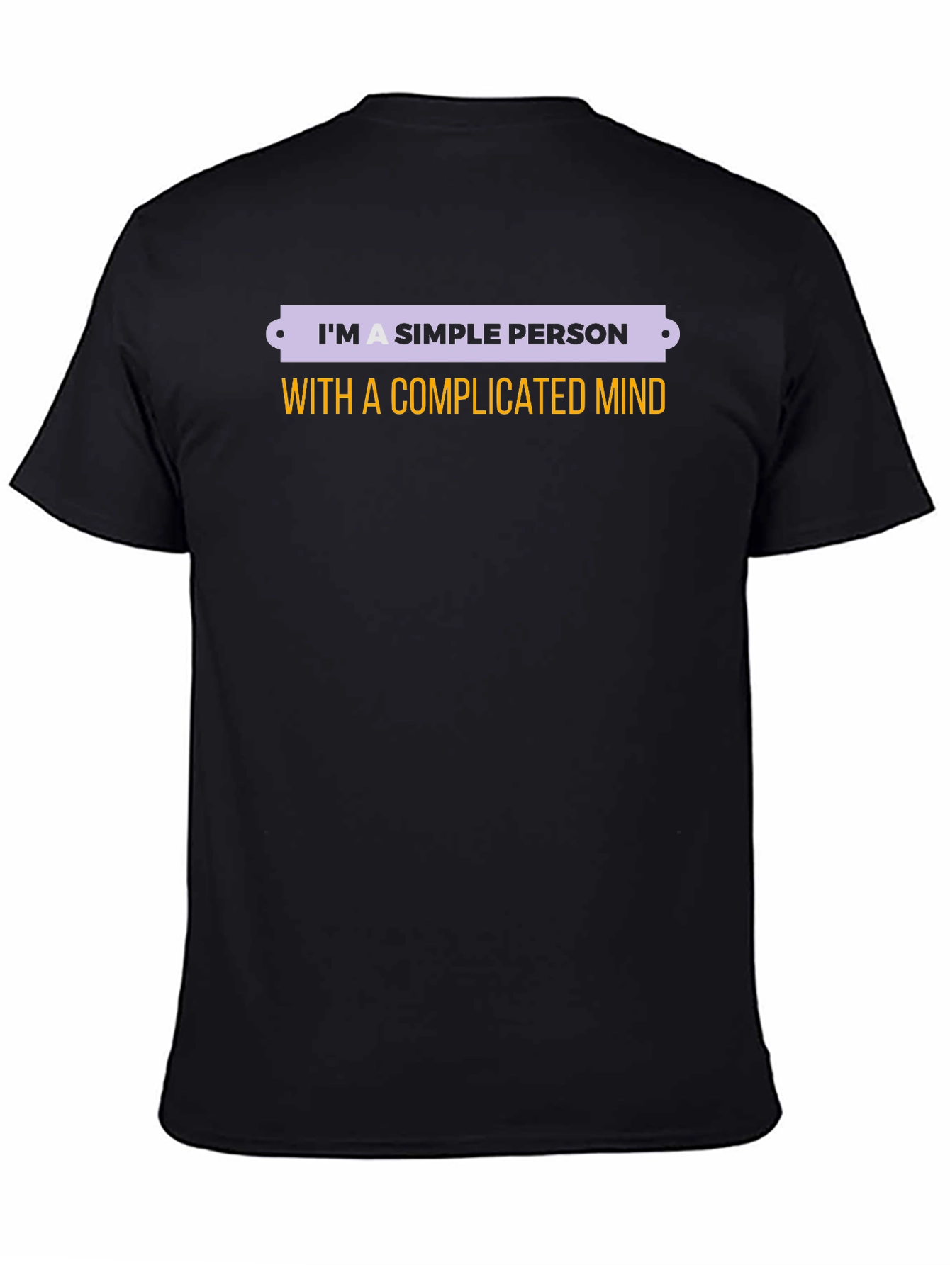 Simple Person Complicated Mind Graphic Tee