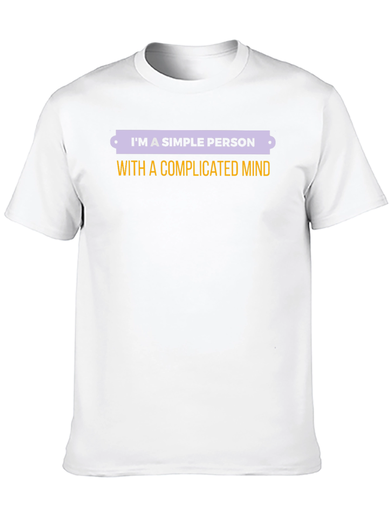Simple Person Complicated Mind Graphic Tee