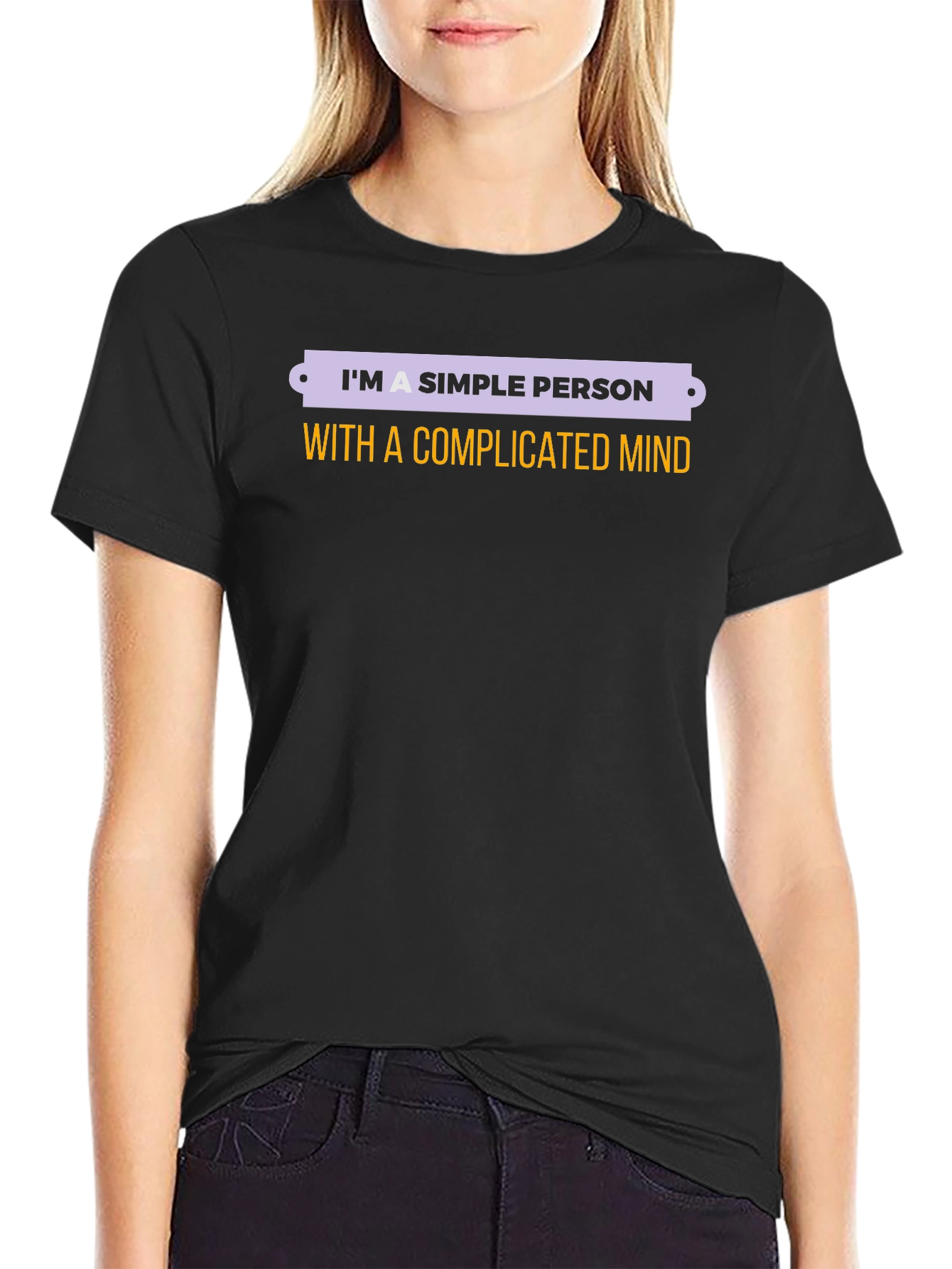 Simple Person Complicated Mind Graphic Tee