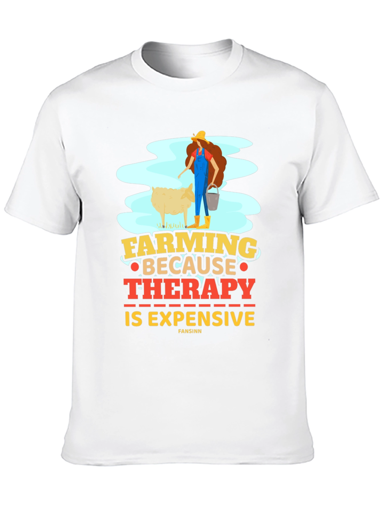Farming Therapy T-Shirt Funny Farmer Tee