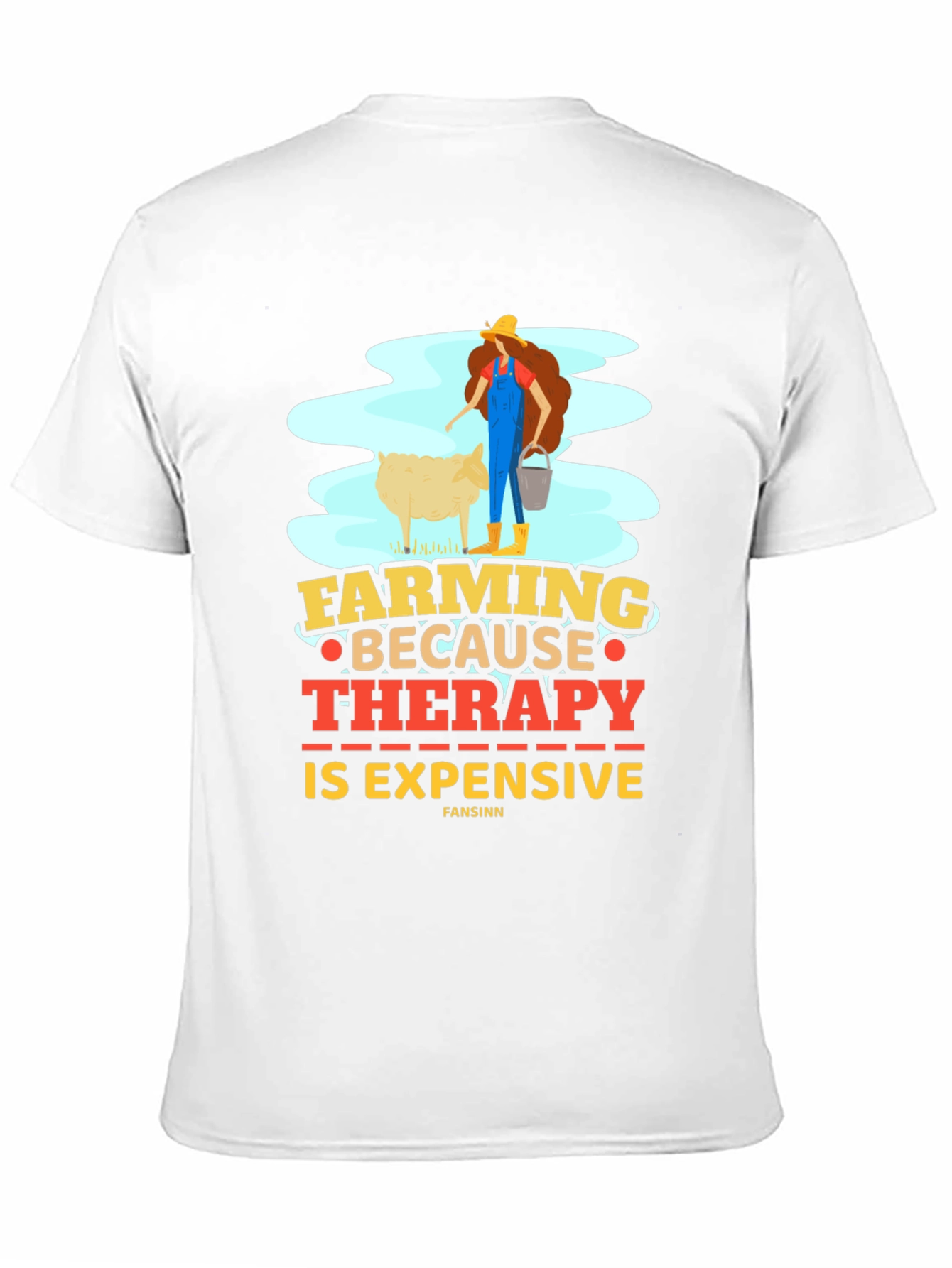 Farming Therapy T-Shirt Funny Farmer Tee