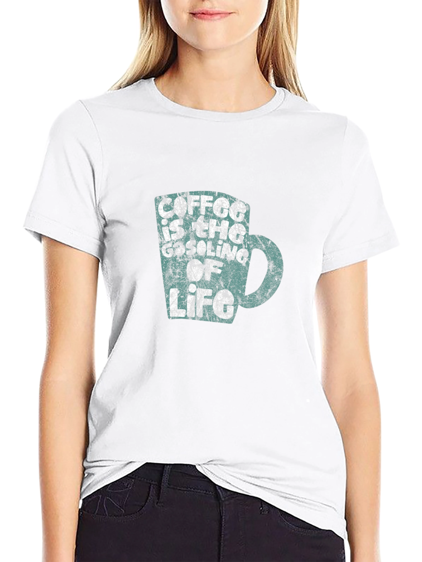 Caffeine is My Sparkling of Life Graphic Tee