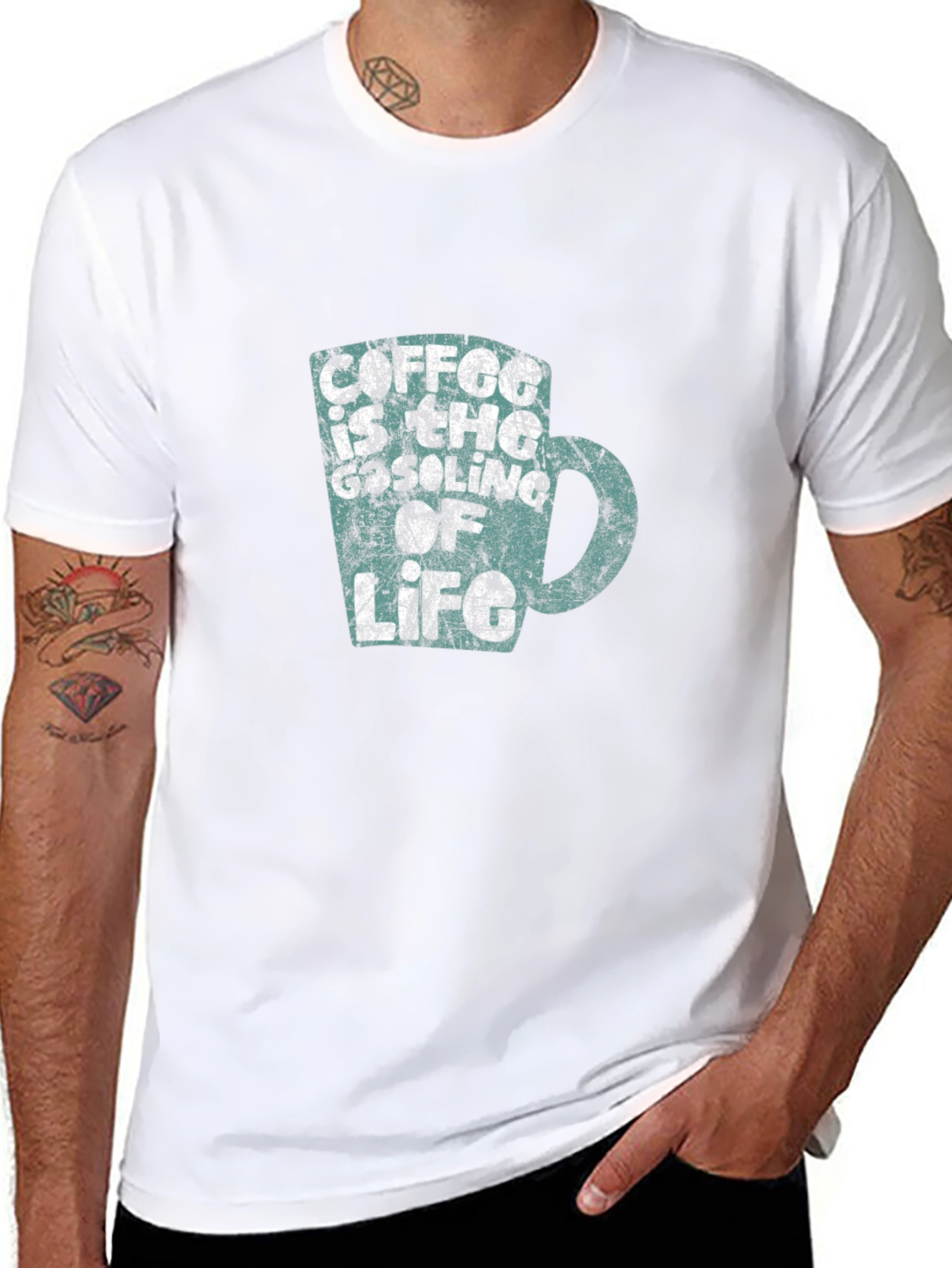 Caffeine is My Sparkling of Life Graphic Tee