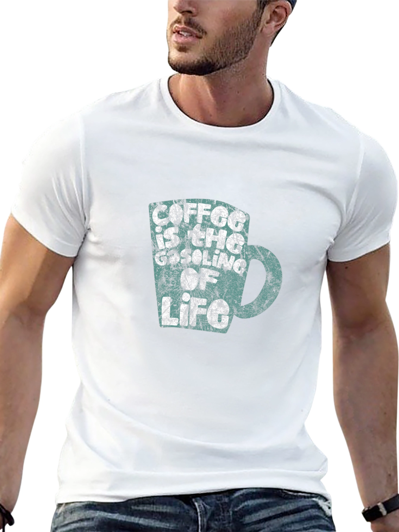 Caffeine is My Sparkling of Life Graphic Tee