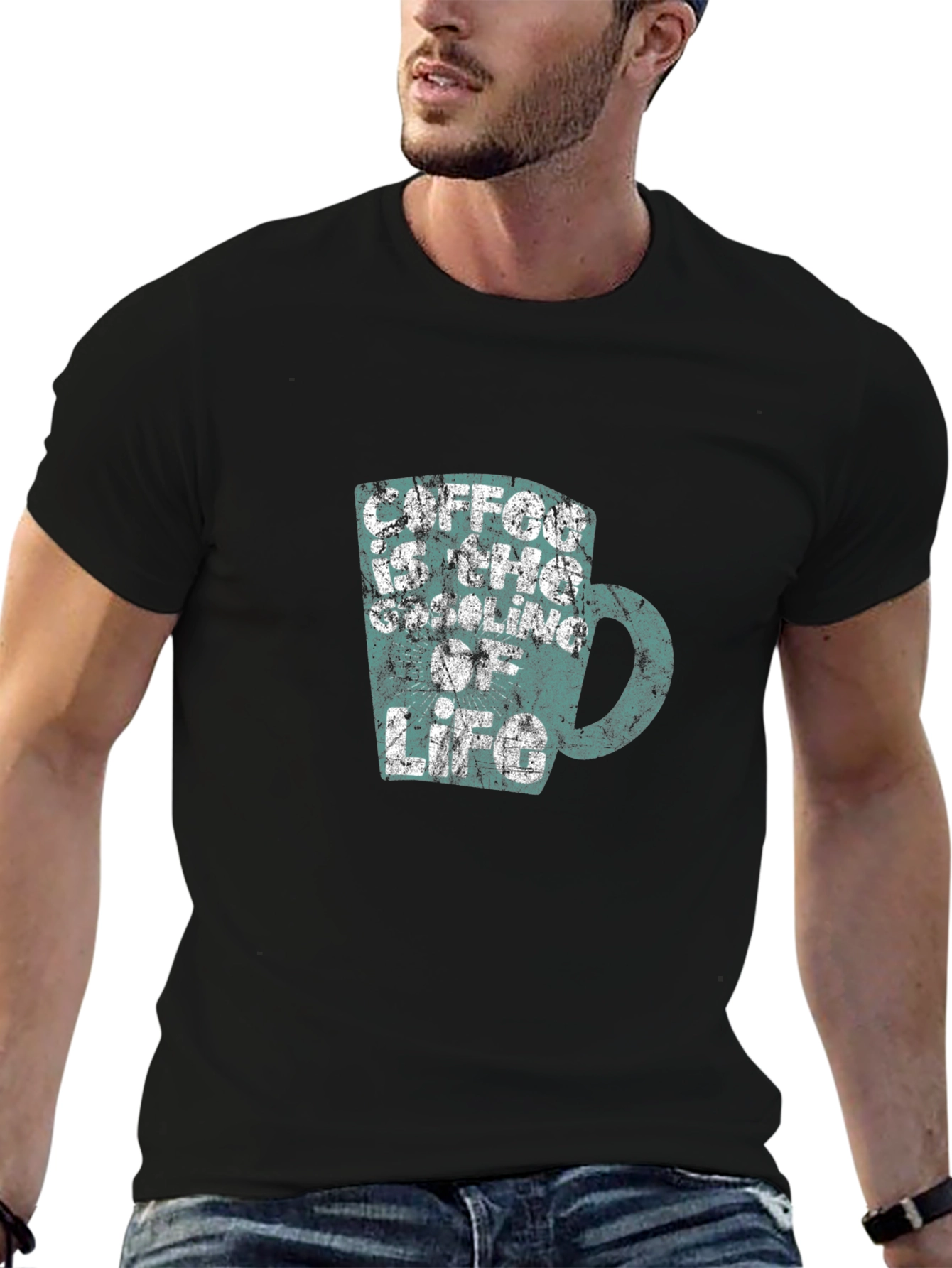Caffeine is My Sparkling of Life Graphic Tee