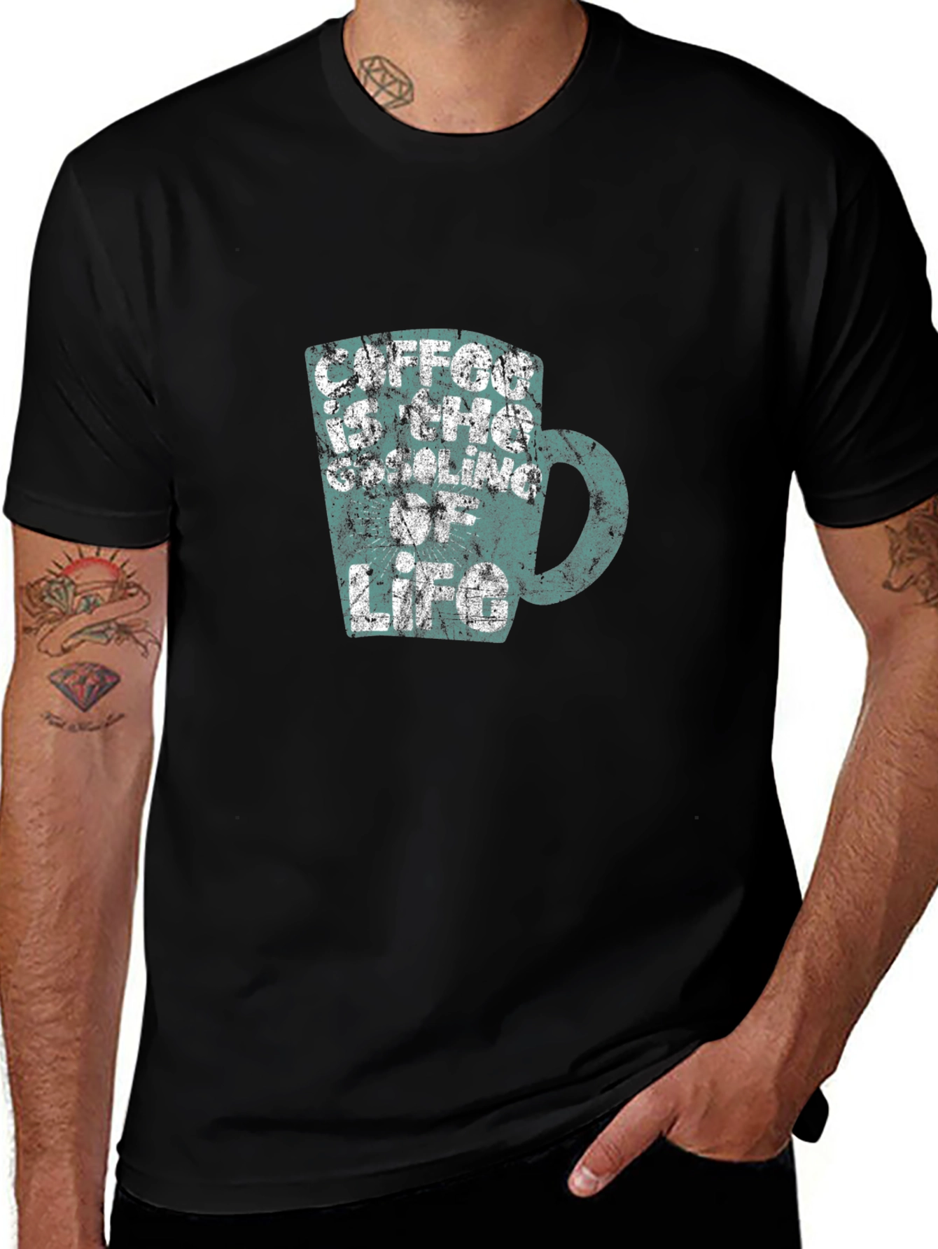 Caffeine is My Sparkling of Life Graphic Tee