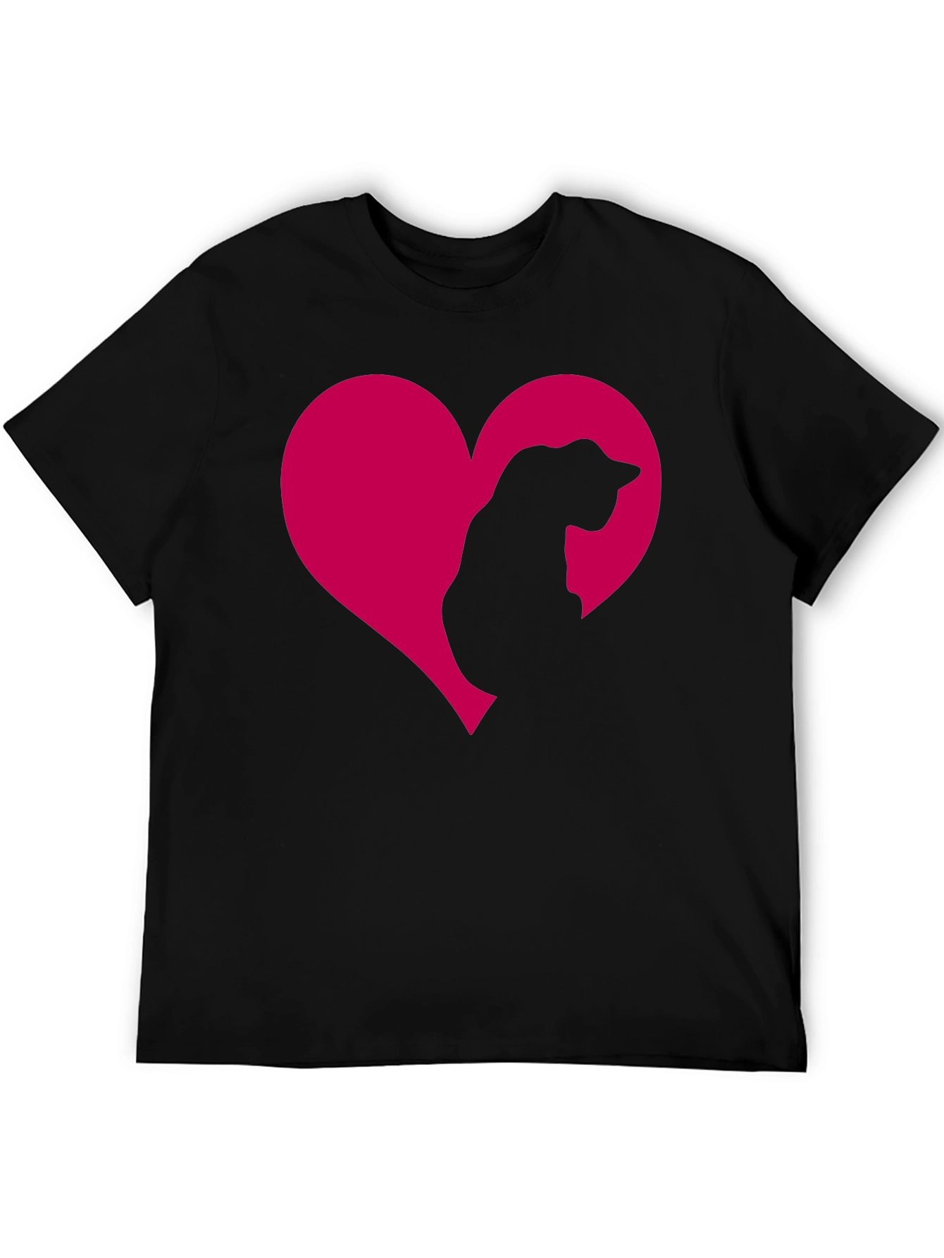 Cat Heart Tee - Adorable Feline Love T-Shirt