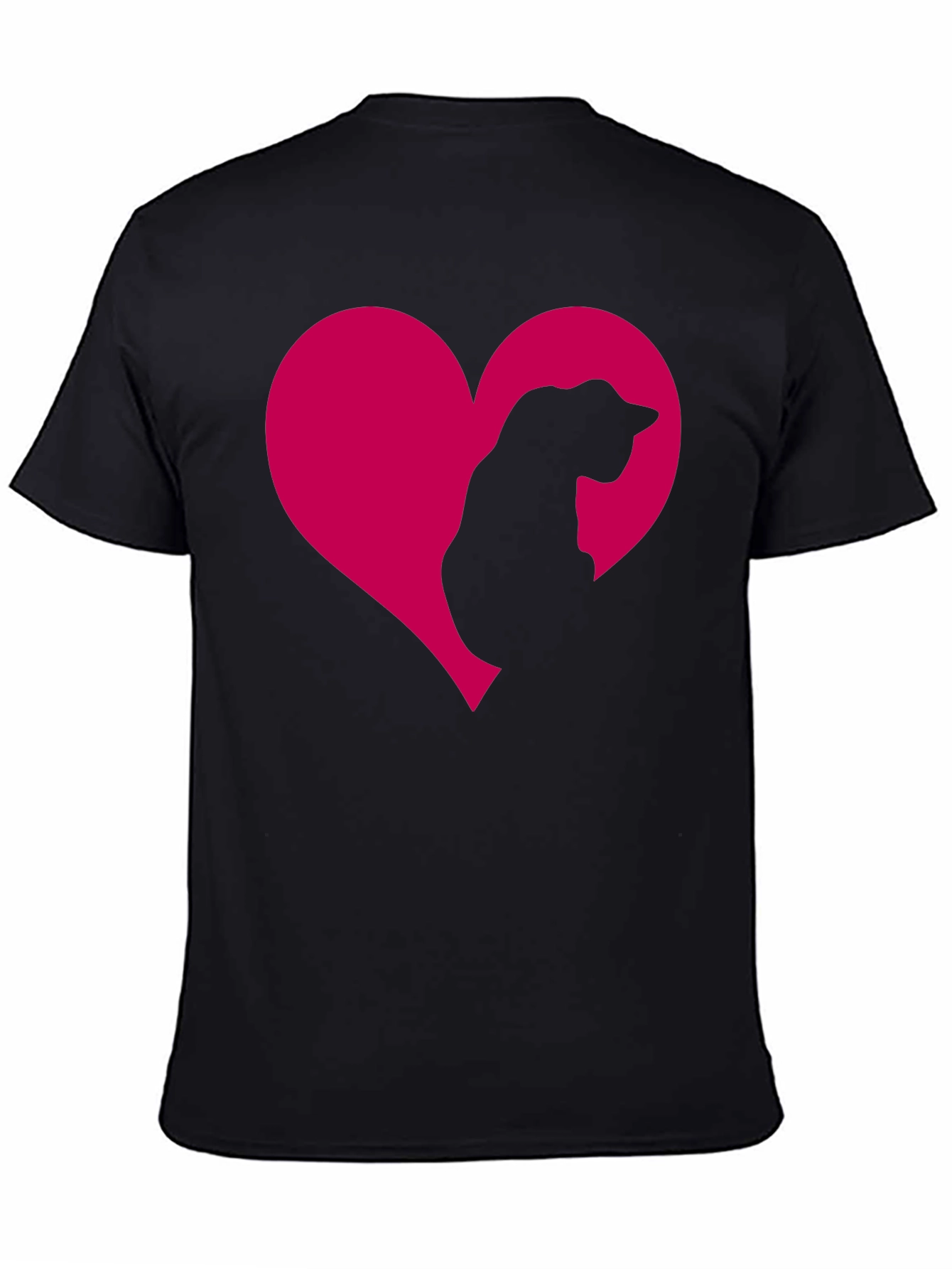Cat Heart Tee - Adorable Feline Love T-Shirt