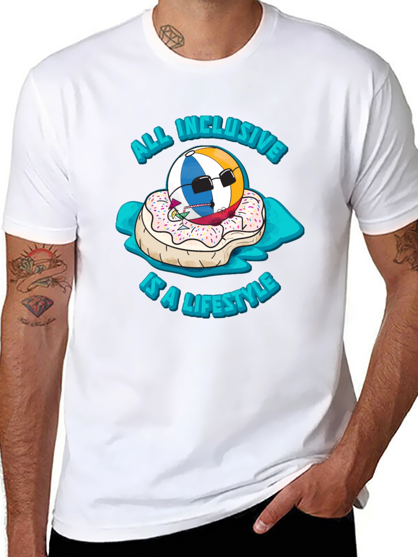 All Inclusive Lifestyle Graphic T-Shirt