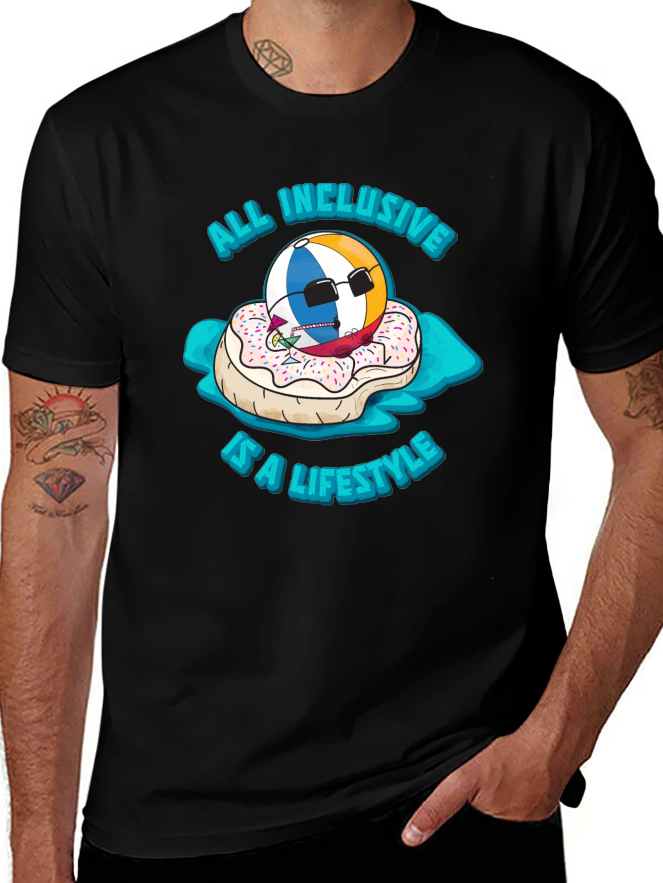 All Inclusive Lifestyle Graphic T-Shirt