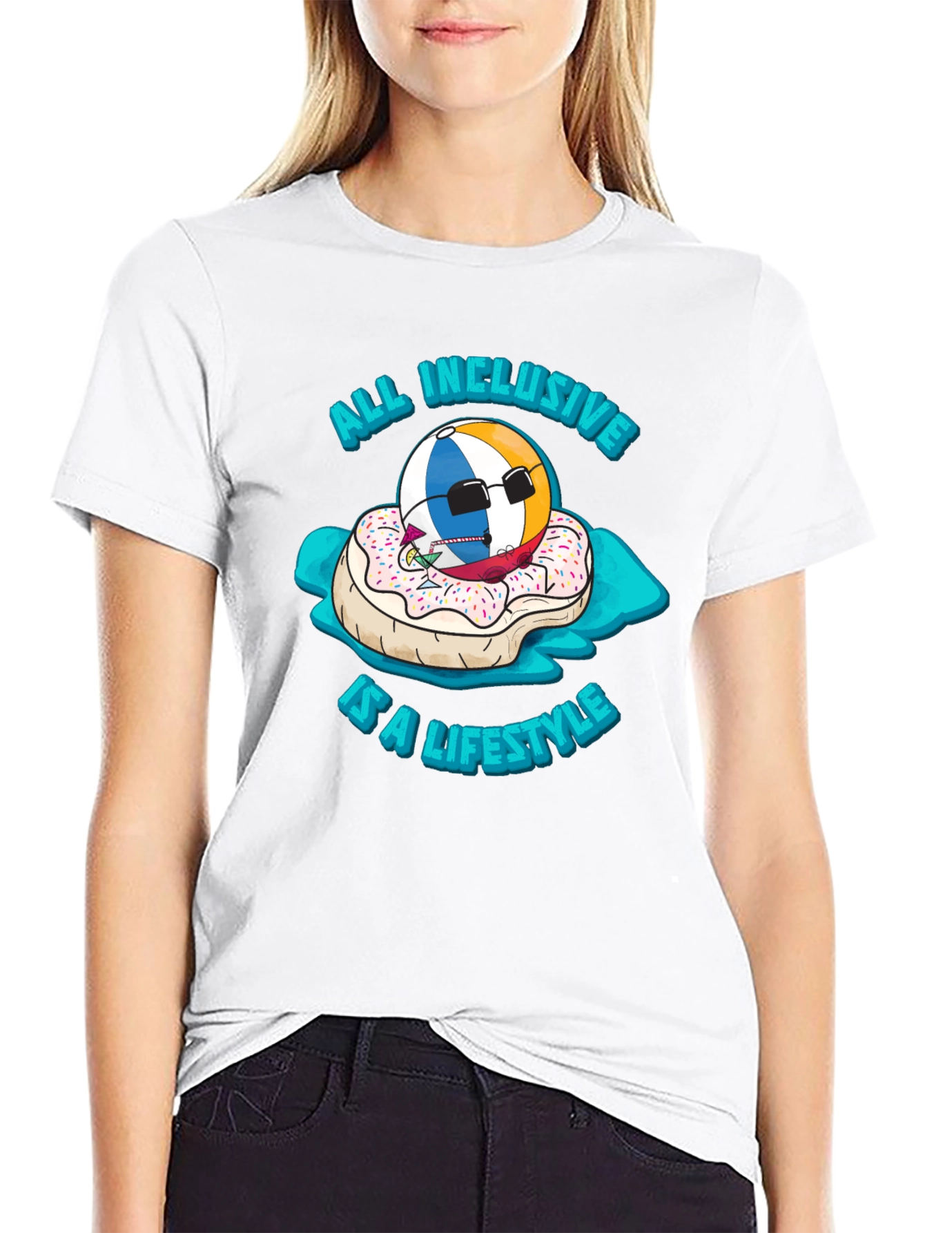 All Inclusive Lifestyle Graphic T-Shirt