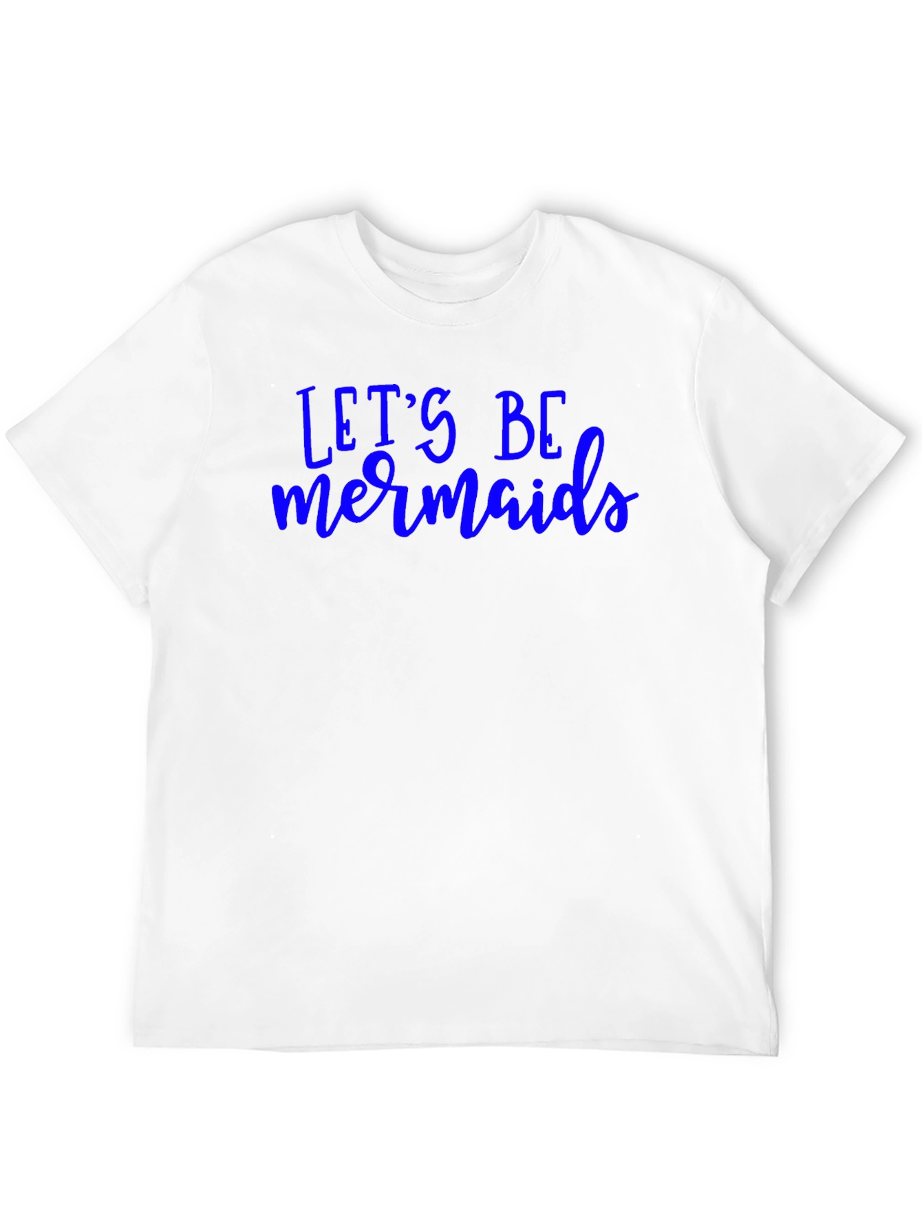 Lets Be Mermaids Graphic Tee - Trendy Black T-Shirt