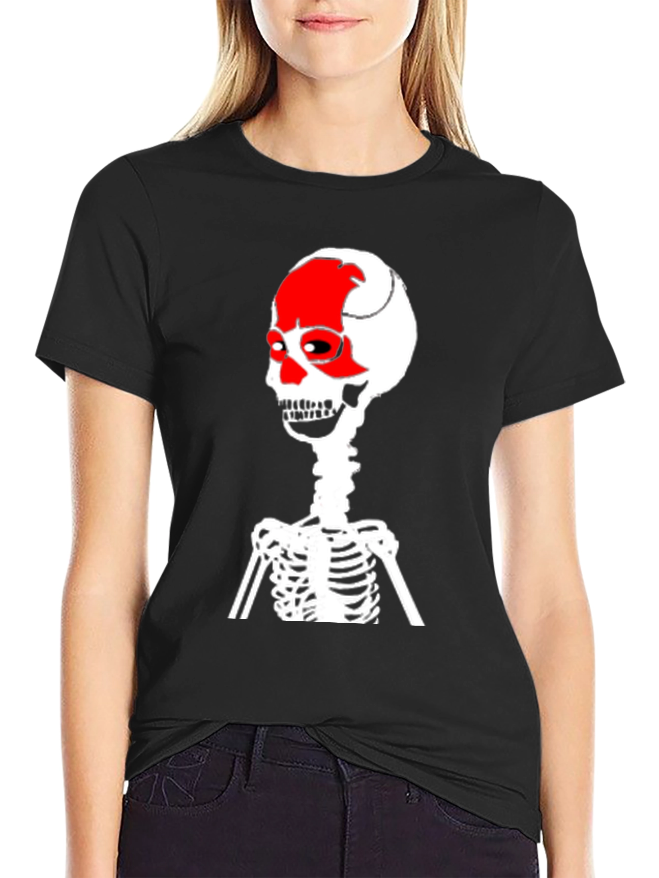 Skull & Bones Black Graphic T-Shirt