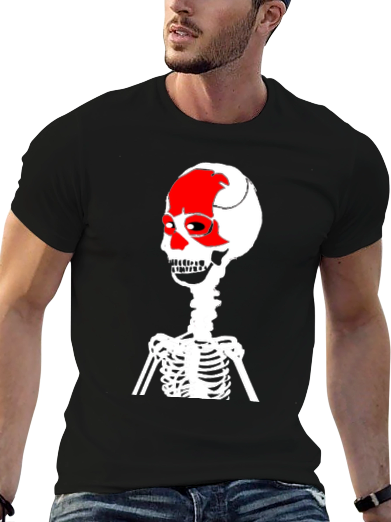 Skull & Bones Black Graphic T-Shirt
