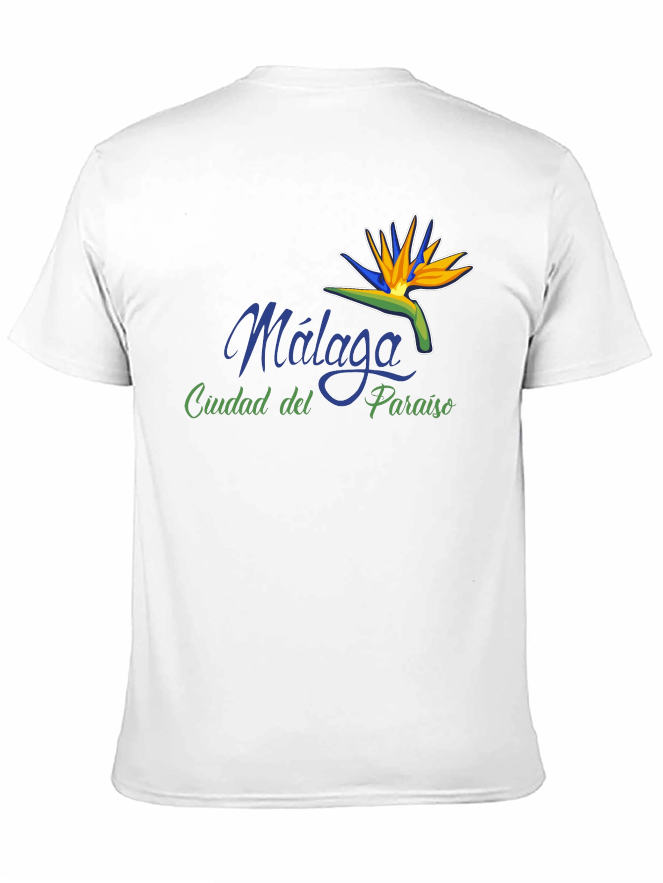 Málaga Paradise City Black T-Shirt