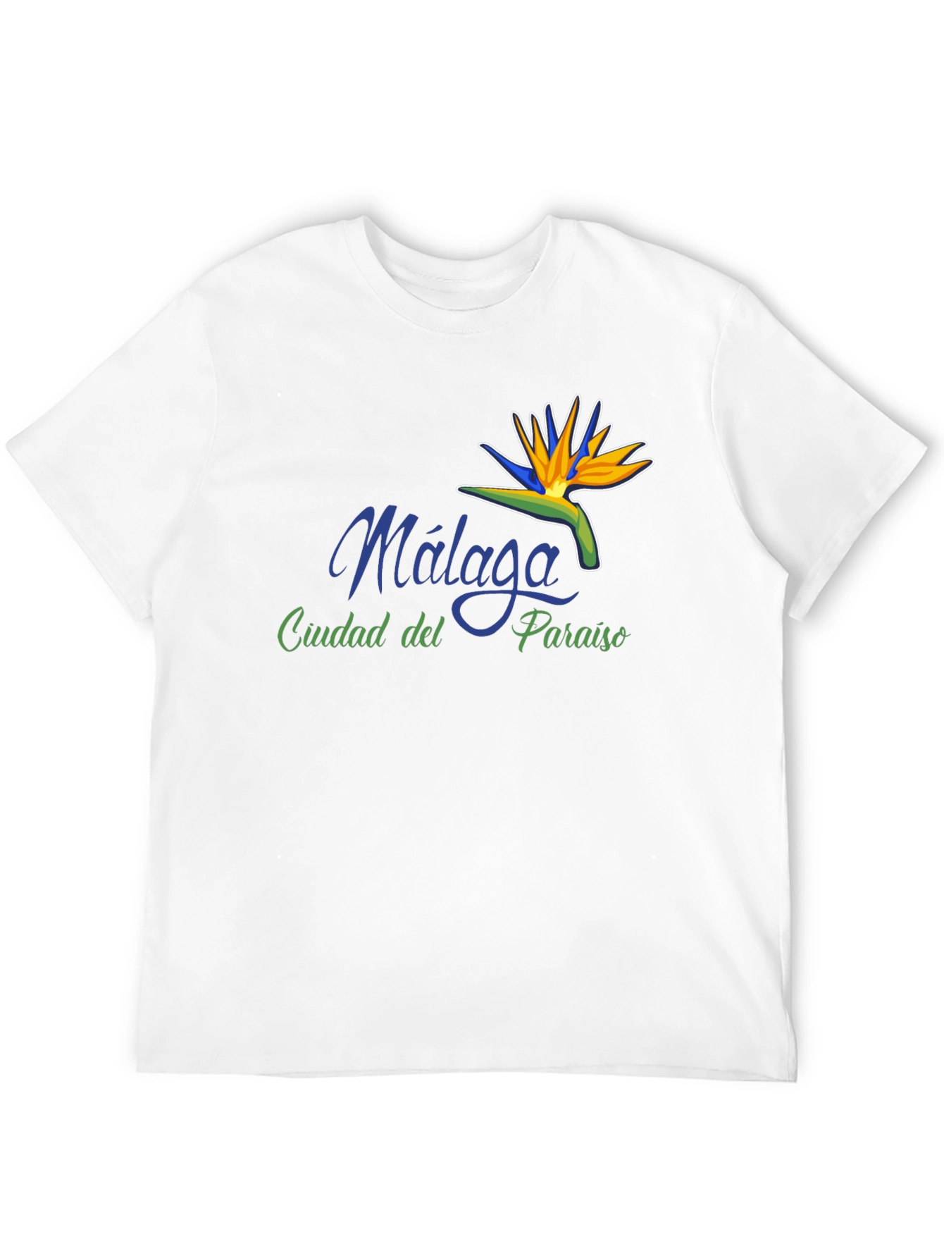 Málaga Paradise City Black T-Shirt