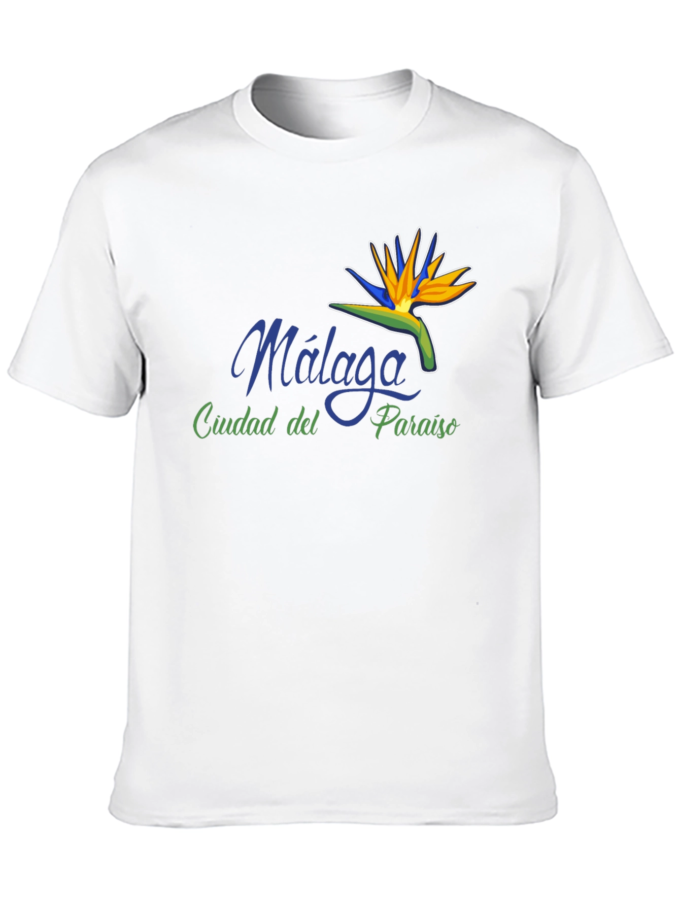 Málaga Paradise City Black T-Shirt