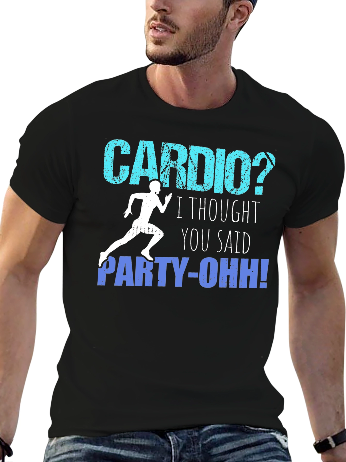 Cardio Party T-Shirt - Funny Workout Tee
