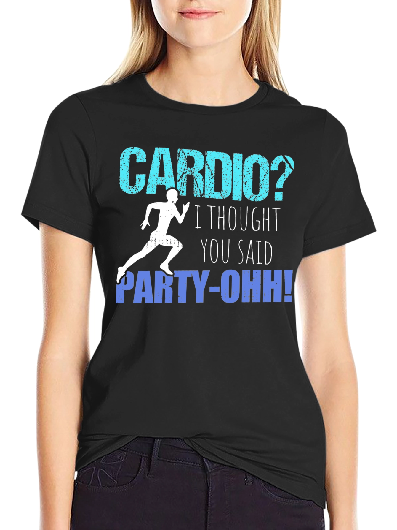 Cardio Party T-Shirt - Funny Workout Tee
