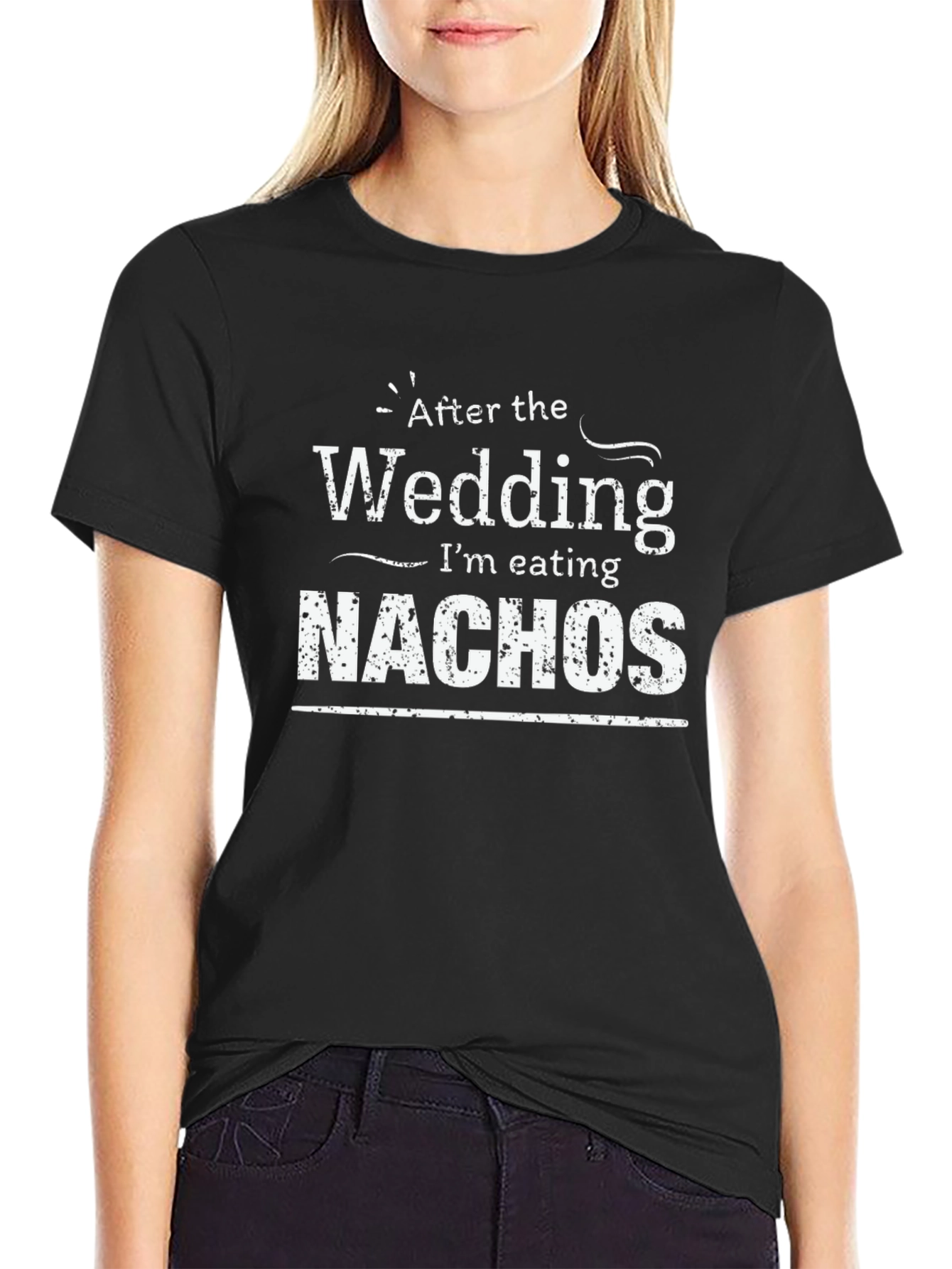 Funny After Wedding Nachos Graphic T-Shirt