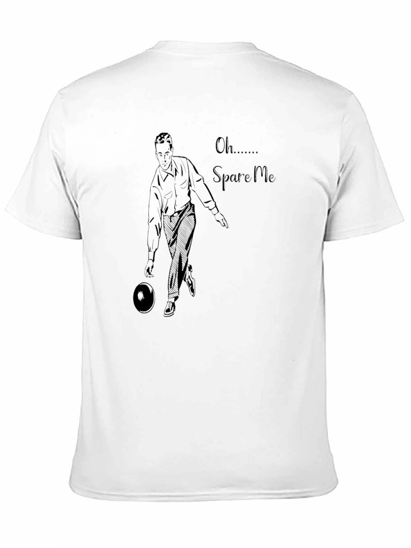 Spare Me Bowling T-Shirt - Unique Graphic Tee