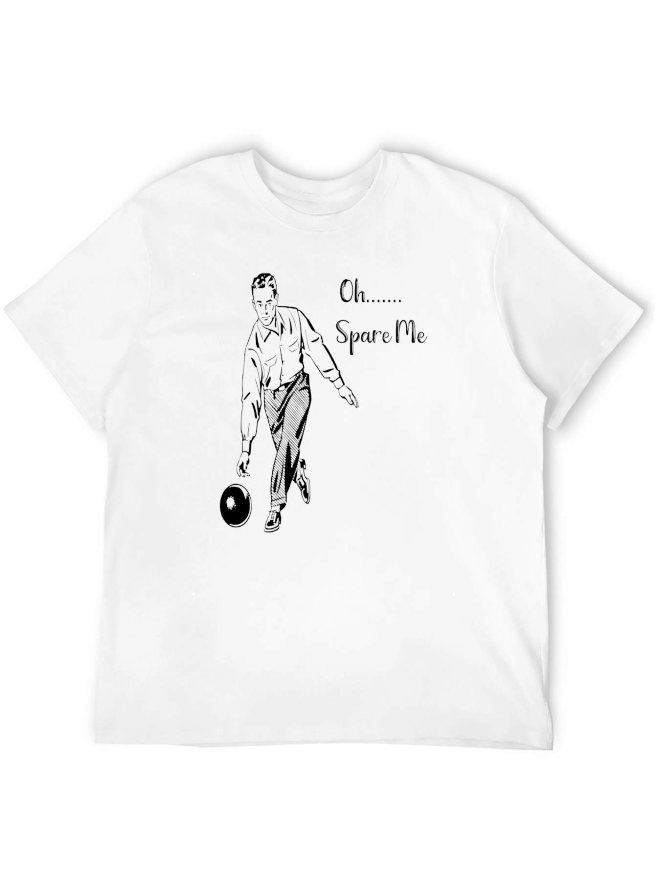 Spare Me Bowling T-Shirt - Unique Graphic Tee