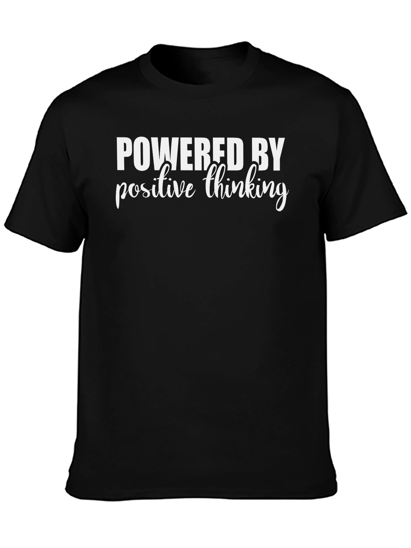 Powered By Positive Thinking Graphic Tee
