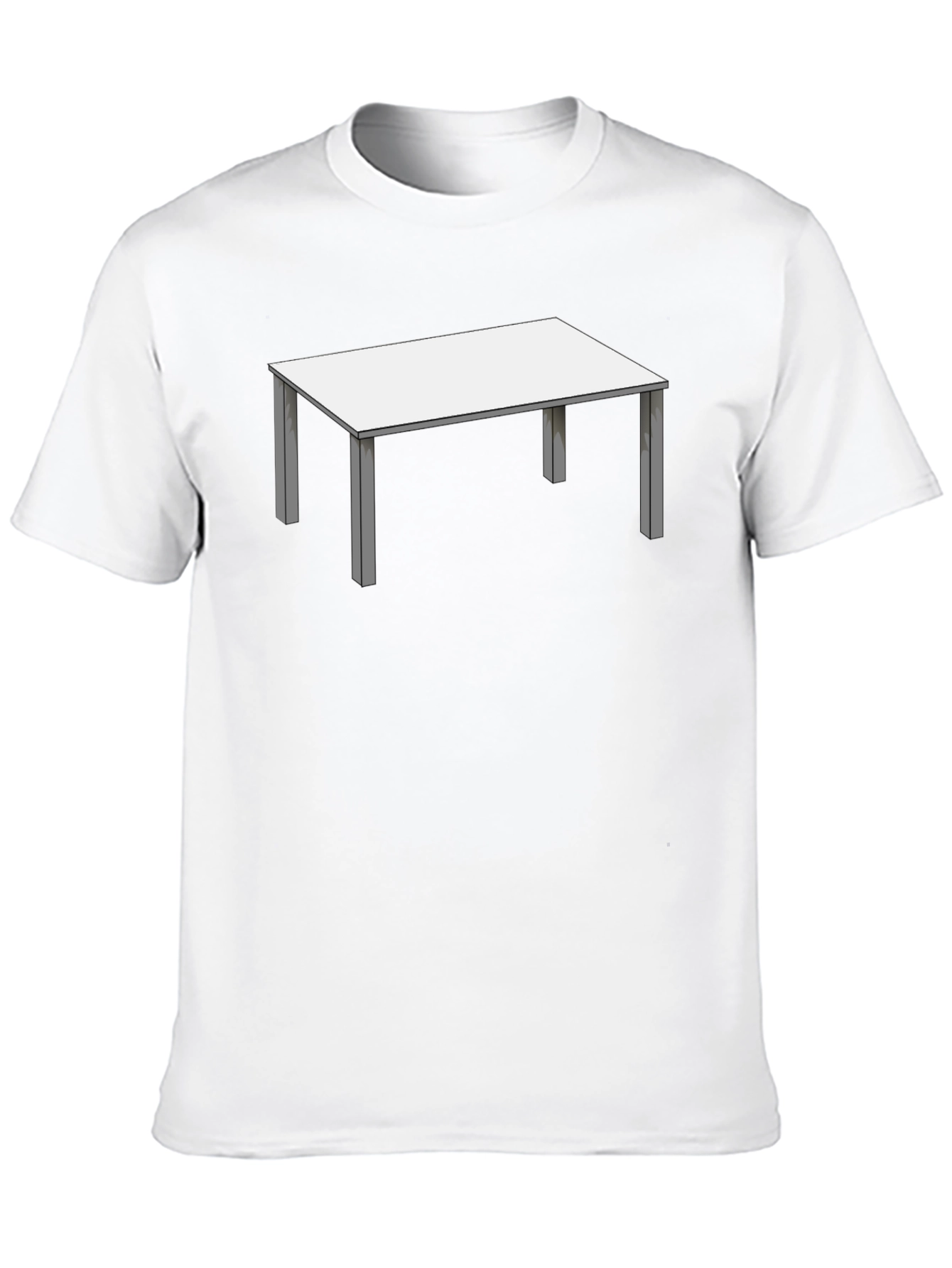 Novelty Table Graphic T-Shirt - Black