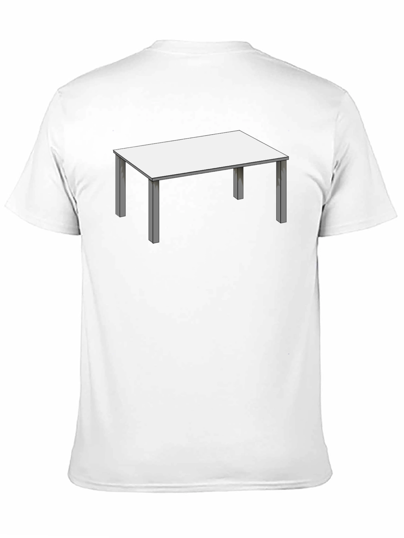 Novelty Table Graphic T-Shirt - Black