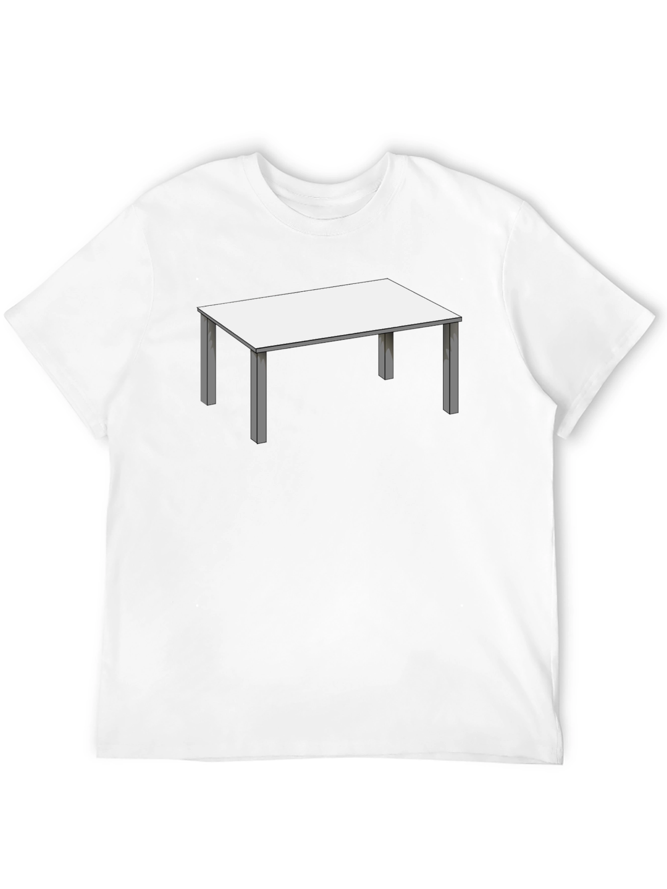 Novelty Table Graphic T-Shirt - Black