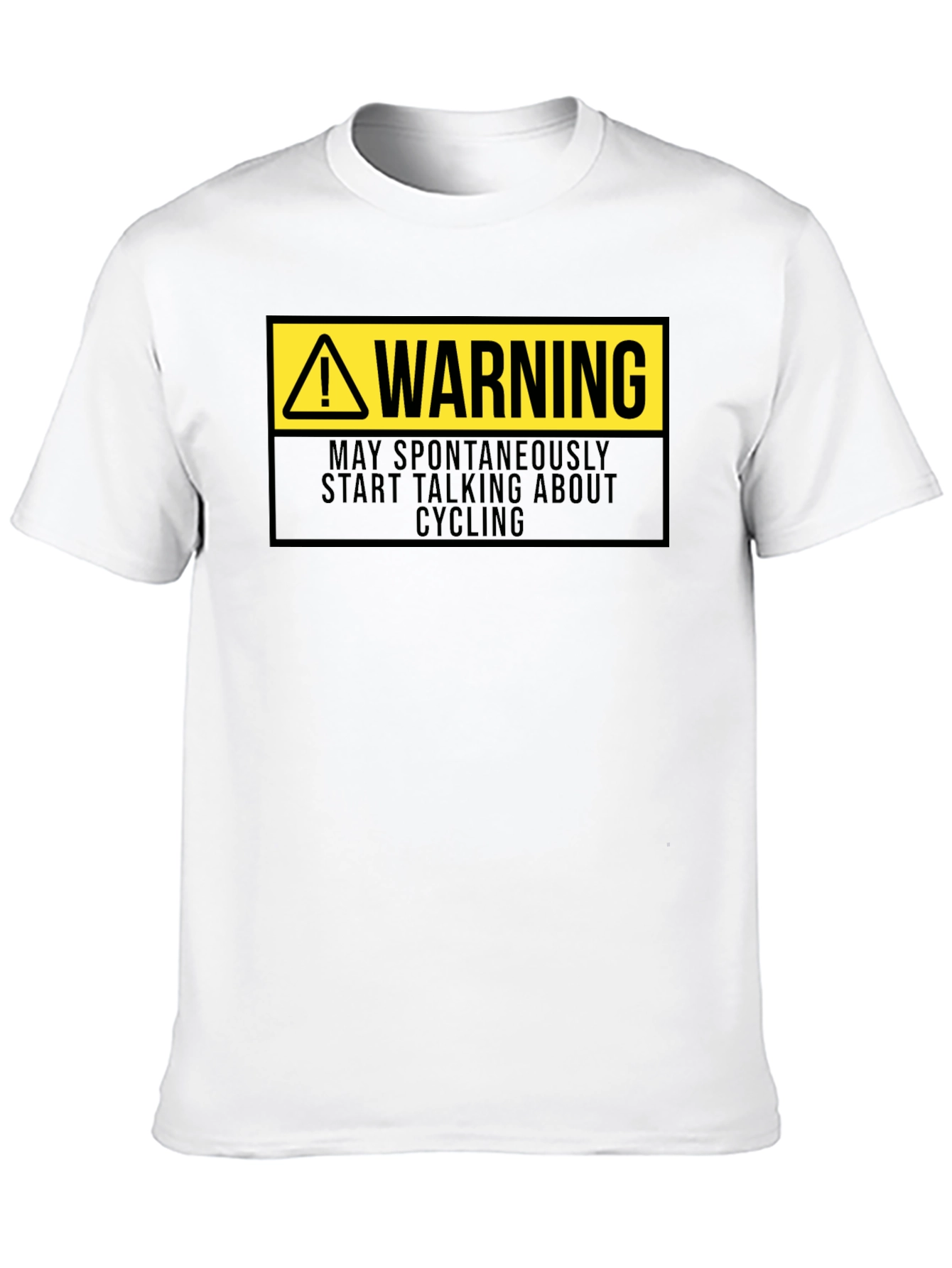 Warning: May Spontaneously Talk Cycling T-Shirt