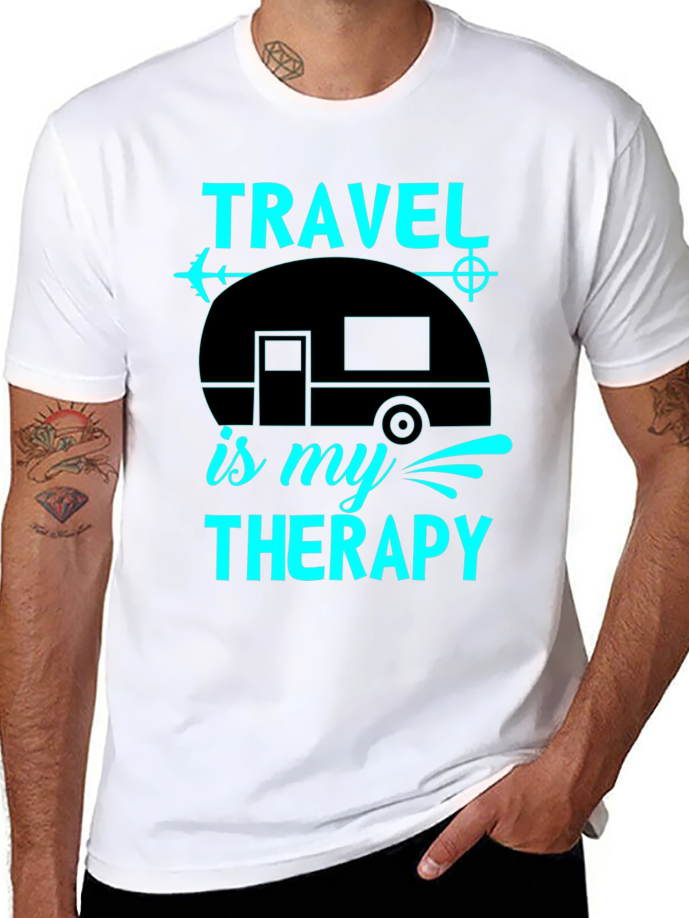 Travel is My Therapy T-Shirt - Adventure Tee