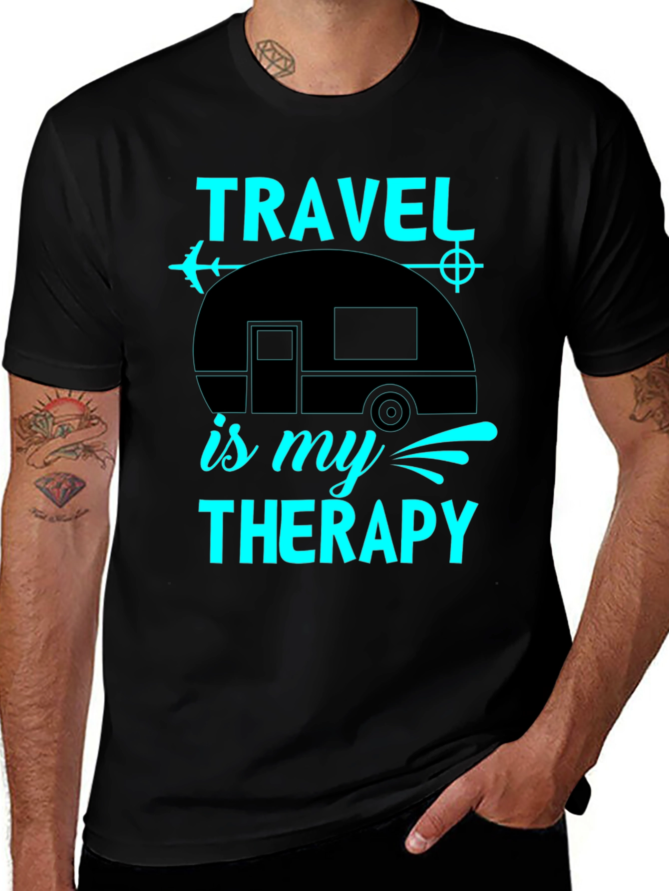 Travel is My Therapy T-Shirt - Adventure Tee