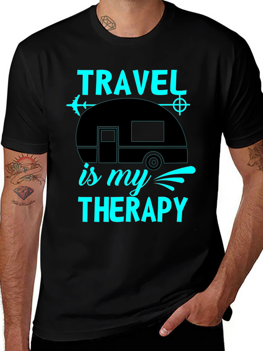 Travel is My Therapy T-Shirt - Adventure Tee