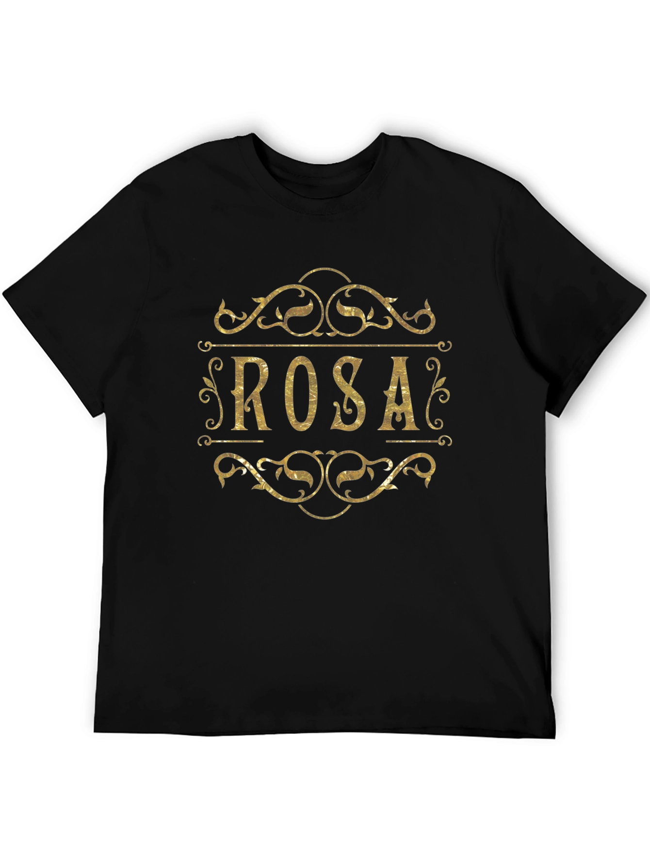 Personalized ROSA T-Shirt - Elegant Gold Design