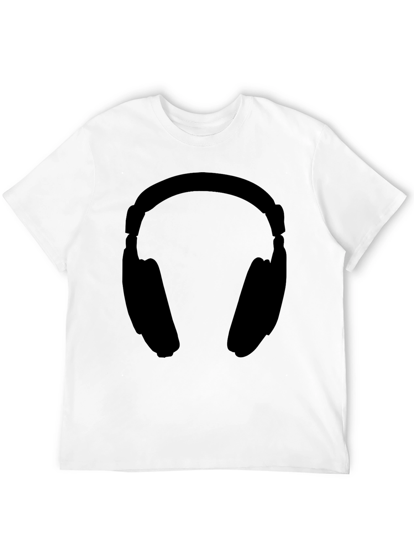 Headphone Graphic Tee - Black Unisex T-Shirt