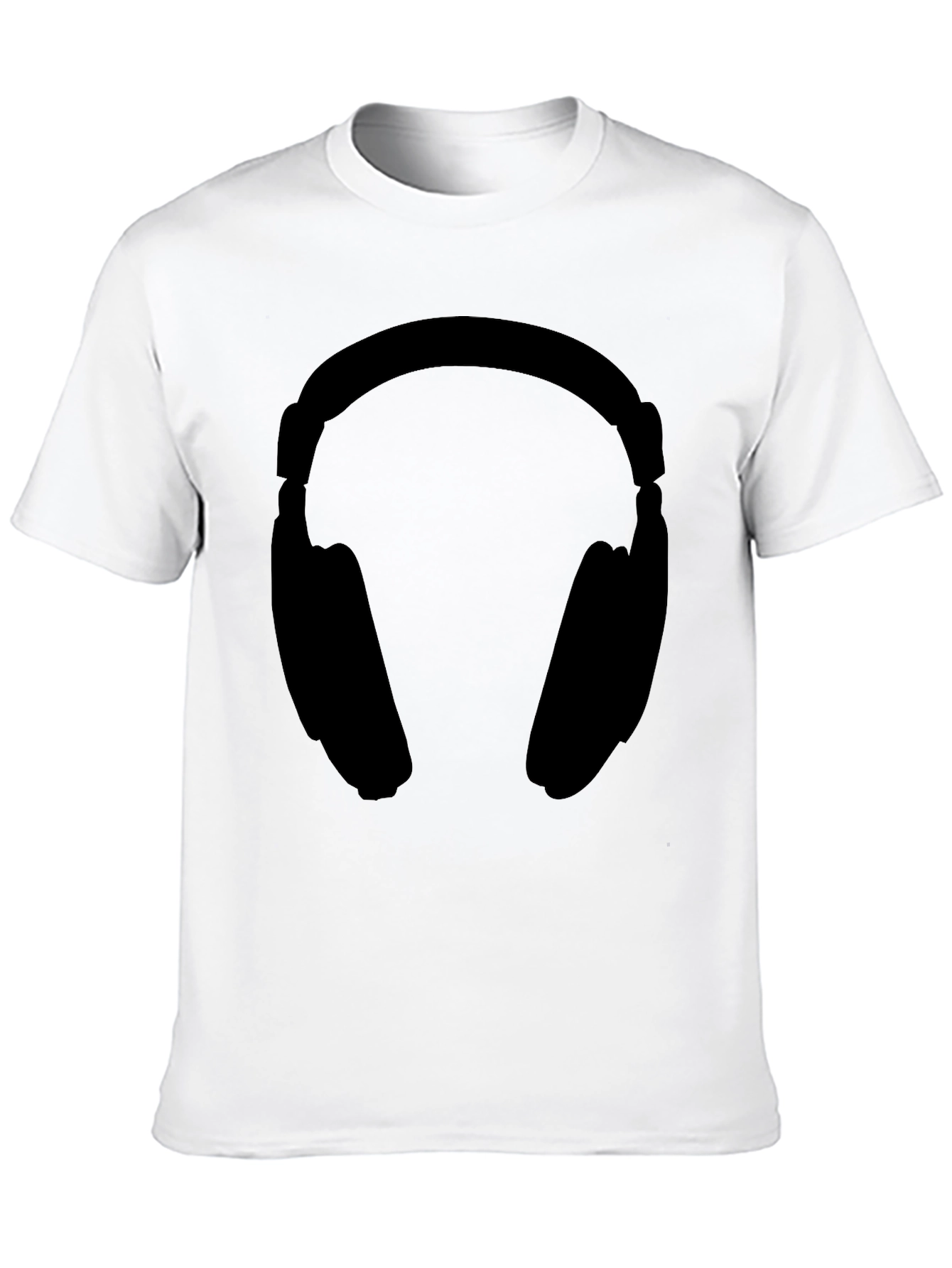 Headphone Graphic Tee - Black Unisex T-Shirt